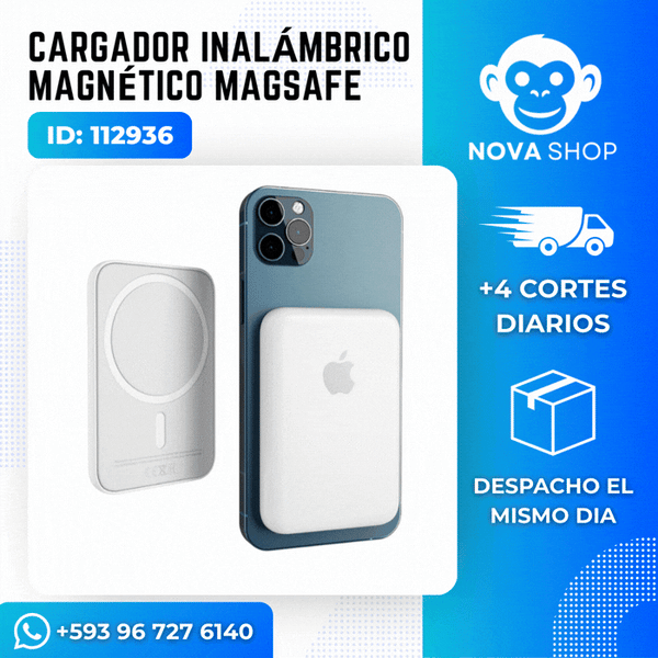 Cargador inalámbrico para iPhone Komprita
